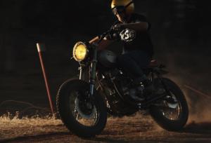 Trial Motor, Motorbike, Night, Wild wallpaper thumb