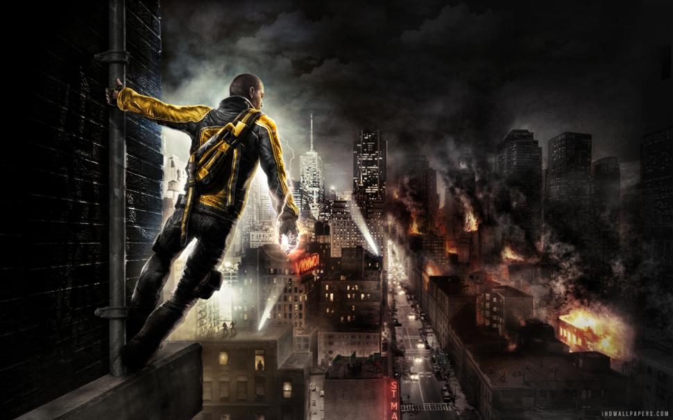 InFAMOUS Video Game wallpaper,game HD wallpaper,video HD wallpaper,infamous HD wallpaper,2880x1800 wallpaper