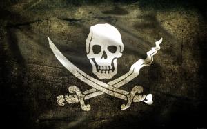 Jolly roger pirate flag wallpaper thumb