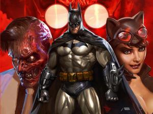 Batman, DC Comics, Catwoman, Two-Face, Hugo Strange, Cartoon wallpaper thumb