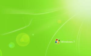 Green Windows 7 wallpaper thumb
