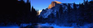 Merced River, Yosemite National Park, California, USA, beautiful winter wallpaper thumb