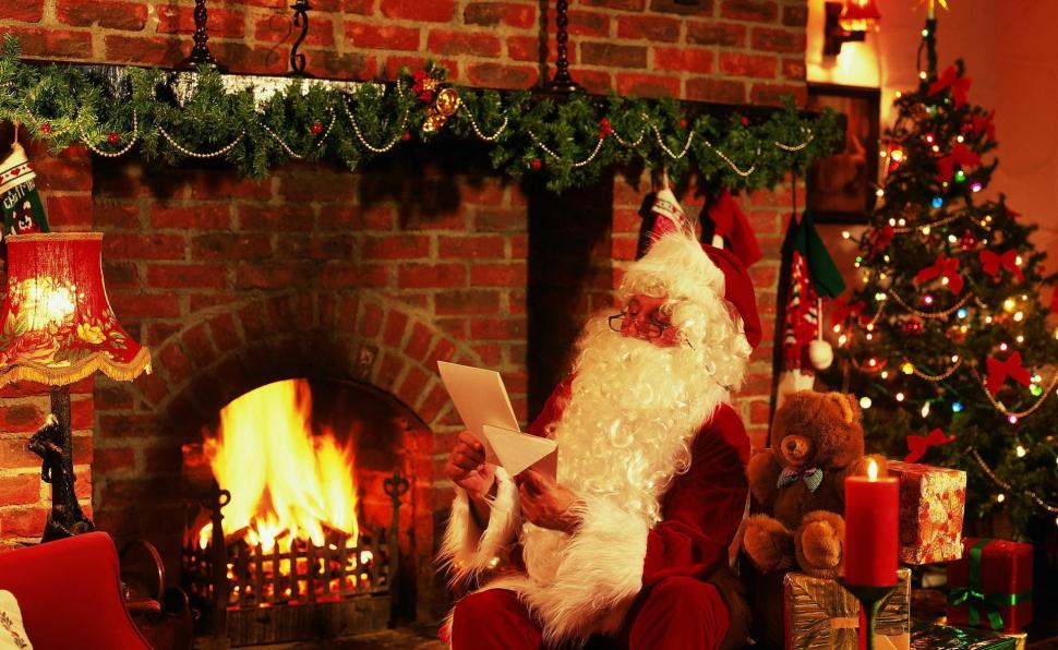 New year, christmas, santa claus, letter, gifts, fireplace, christmas tree, teddy bear, candle wallpaper,new year HD wallpaper,christmas HD wallpaper,santa claus HD wallpaper,letter HD wallpaper,gifts HD wallpaper,fireplace HD wallpaper,christmas tree HD wallpaper,teddy bear HD wallpaper,candle HD wallpaper,1920x1180 wallpaper