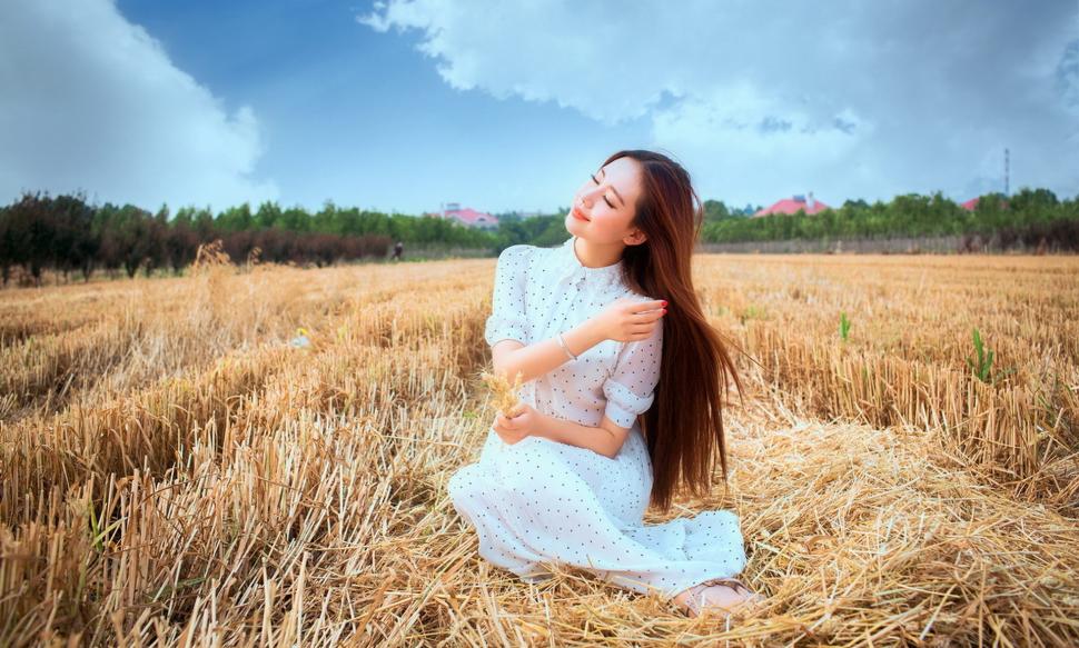 Asian, Girl, Field, Model, Outdoors, Nature wallpaper,asian HD wallpaper,girl HD wallpaper,field HD wallpaper,model HD wallpaper,outdoors HD wallpaper,nature HD wallpaper,1920x1154 wallpaper