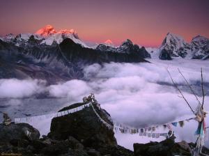 Himalayas Mountains Clouds Landscape HD wallpaper thumb