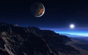 Exoplanet atmosphere wallpaper thumb