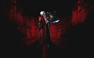 Devil May Cry Red Black Capcom Dante HD wallpaper thumb