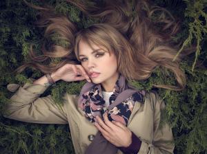 Anastasia Scheglova, Women, Model, Portrait, Outdoors, Plants wallpaper thumb