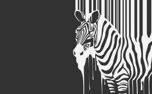 Zebras, Artwork, Black And White wallpaper thumb