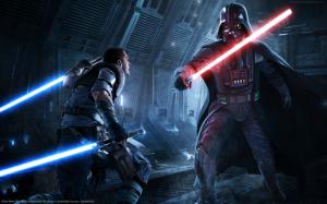 Star Wars: The Force Unleashed Darth Vader Jedi Lightsaber HD wallpaper thumb