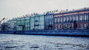 St. Petersburg, Russia, canal, river, house wallpaper thumb