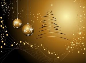tree, christmas decorations, holiday, backgrounds, stars wallpaper thumb