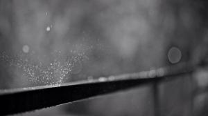 Water Drops Stop Action BW Macro Splash Rain HD wallpaper thumb