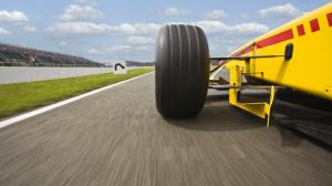 Motion Blur Race Car Formula One F1 Race Track HD wallpaper thumb