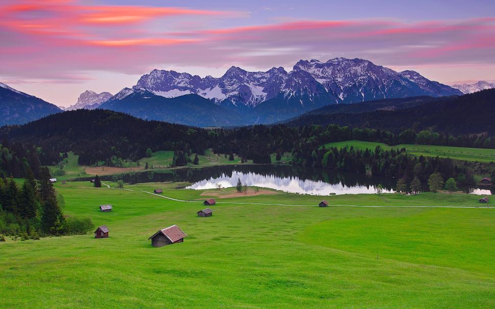 Germany Bavaria landscape, mountains alps, forest, grass, houses, lake wallpaper,Germany HD wallpaper,Bavaria HD wallpaper,Landscape HD wallpaper,Mountains HD wallpaper,Alps HD wallpaper,Forest HD wallpaper,Grass HD wallpaper,Houses HD wallpaper,Lake HD wallpaper,1920x1200 wallpaper