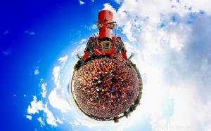 Rave Concert Stereographic Crowd Clouds HD wallpaper thumb