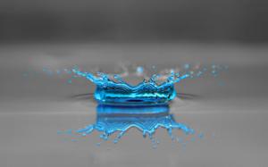 Blue Drop of Water wallpaper thumb