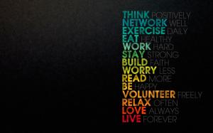 Think Positively wallpaper thumb