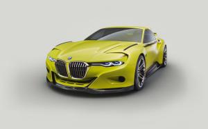 BMW 30 CSL Hommage Concept, BMW, Car, Vehicle, Green Cars, Simple Background wallpaper thumb