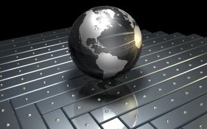 Digital Earth Globe wallpaper thumb