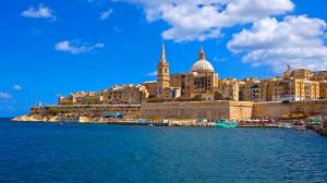 Malta, island, sea, coast, houses, boats, blue sky wallpaper thumb