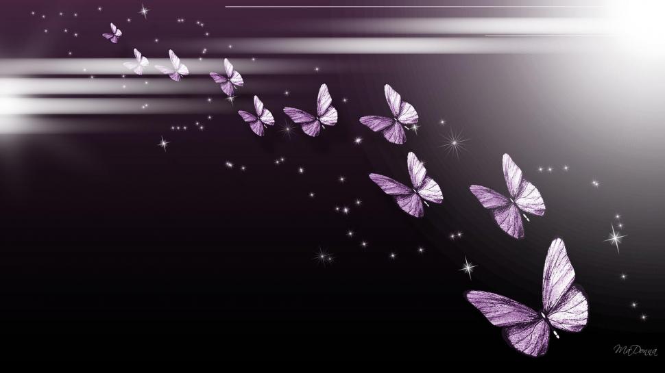 Purple Butterfly Parade wallpaper,lights HD wallpaper,firefox persona HD wallpaper,stars HD wallpaper,sparkles HD wallpaper,purple HD wallpaper,glow HD wallpaper,butterflies HD wallpaper,animals HD wallpaper,1920x1080 wallpaper