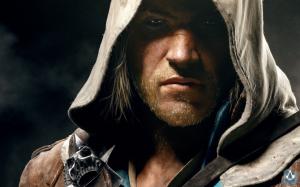 Assassin's Creed Black Flag Pirate Hoodie Face HD wallpaper thumb