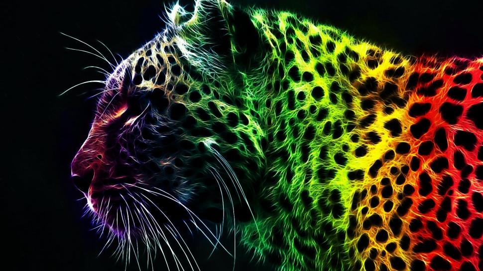 Abstract Tiger Glow  Picture wallpaper,abstract HD wallpaper,art HD wallpaper,colorful HD wallpaper,design HD wallpaper,1920x1080 wallpaper