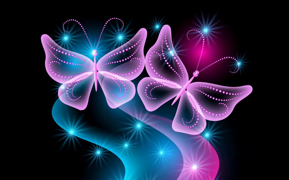 Neon, Light, Butterfly wallpaper,neon HD wallpaper,light HD wallpaper,butterfly HD wallpaper,2560x1600 wallpaper