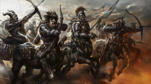 Centaur warriors wallpaper thumb