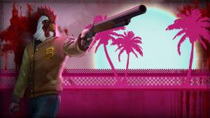 Hotline Miami Pink Shotgun HD wallpaper thumb
