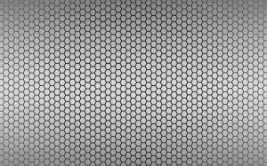 Metal honeycomb pettern wallpaper thumb