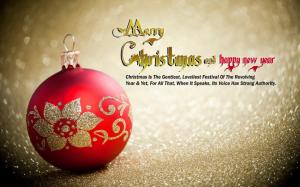 Awesome Merry Christmas and happy new year 2015 wallpaper thumb
