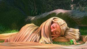 Tangled Disney Blonde Sleep HD wallpaper thumb
