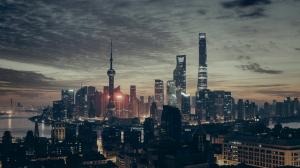 photography, china, night, Shanghai, cityscape, city, evening wallpaper thumb