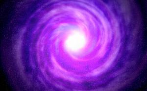 Violet, space, black hole, stars wallpaper thumb