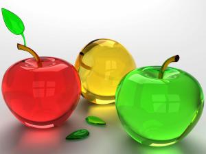 3D, Colorful, Apples wallpaper thumb