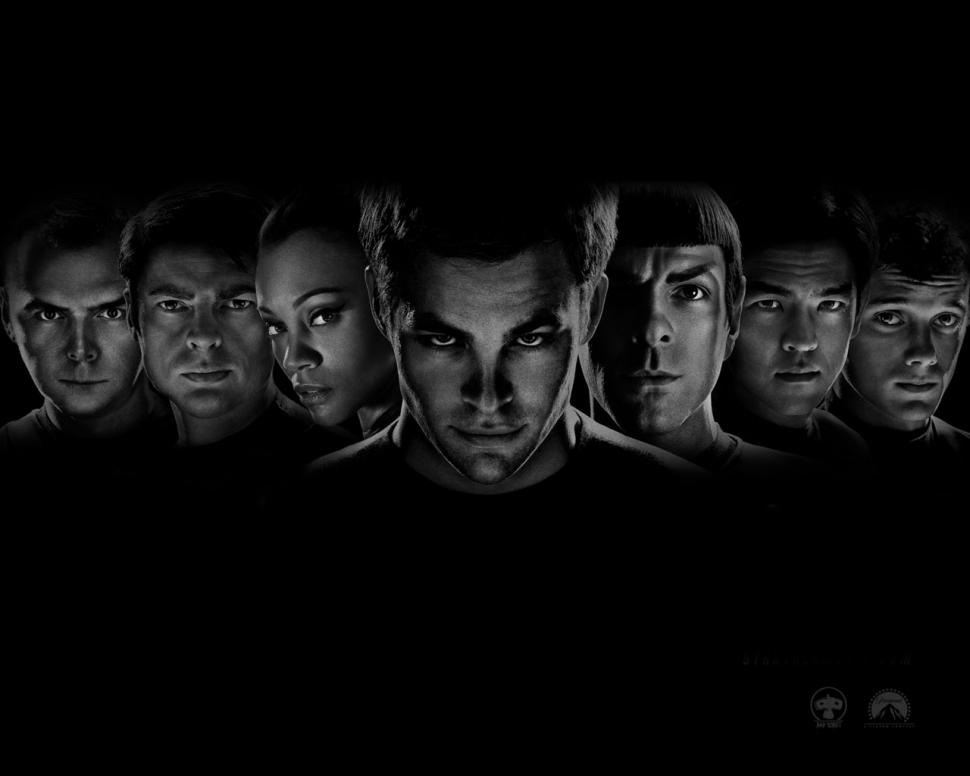 Star Trek Movie Cast wallpaper,movie wallpaper,cast wallpaper,star wallpaper,trek wallpaper,1280x1024 wallpaper