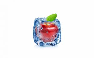 Frozen Apple wallpaper thumb