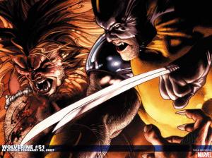 X-Men Wolverine Sabretooth Fight HD wallpaper thumb