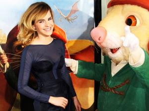 Emma Watson Transparent Top at Tale of Despereaux Premiere wallpaper thumb