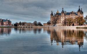 Germany, Hamburg, river, water, castles wallpaper thumb