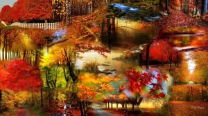 Bright Autumn Collage wallpaper thumb