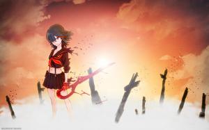 Kill la Kill Anime Schoolgirl HD wallpaper thumb