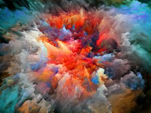 Abstract pictures, explosion, brightness, colors wallpaper thumb