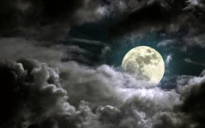 Full Moon Night Sky Moonlight wallpaper thumb