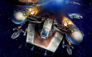 Y-Wing starfighter, Star Wars, art pictures wallpaper thumb