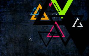Colorful Triangles wallpaper thumb