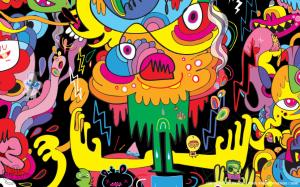 Abstract, Make Acid, Psychedelic, Bird, Colorful wallpaper thumb