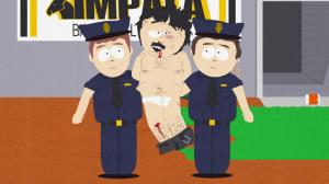 South Park Randy Marsh Police Arrest Jump Blood HD wallpaper thumb